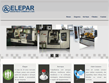 Tablet Screenshot of elepar.com.br